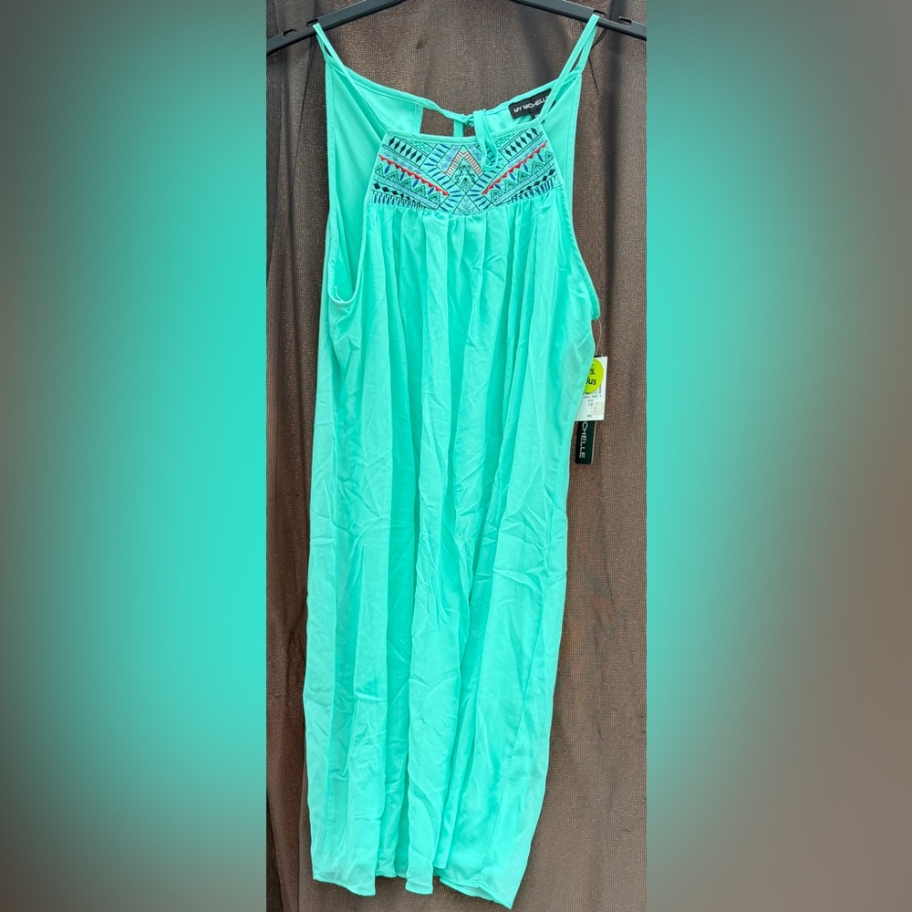 My Michelle Turquoise Maxi Skirt